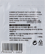 Антивозрастной пептидный серум - Coxir Intensive EGF Peptide Serum (пробник) — фото N2