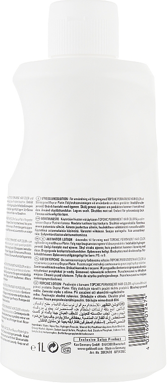 Окислювач 9% - Goldwell Topchic Developer Lotion — фото N3