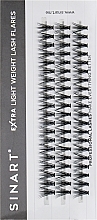 Парфумерія, косметика Вії пучкові 20D, 10 мм - Sinart Extra Light Weight Lash