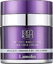 Крем для обличчя з ретинолом і бакучіолом проти зморщок - Lamelin Retinol Bakuchiol Wrinkle Cream — фото N1