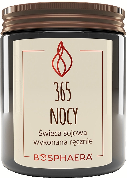 Ароматическая соевая свеча "365 ночей" - Bosphaera 365 Nights Candle — фото N1