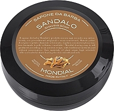 Духи, Парфюмерия, косметика Мыло для бритья "Sandalo" - Mondial Shaving Soap 