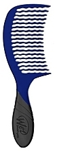 Гребінець для волосся, синій - Wet Brush Pro Detangling Comb Royal Blue — фото N1