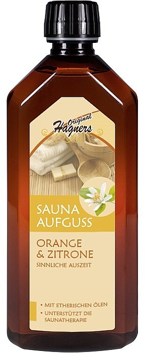 Настій для сауни "Апельсин і лимон" - Original Hagners Sauna Infusion Orange & Lemon — фото N1