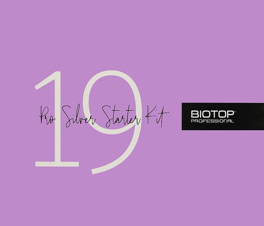 Набір - Biotop 19 Pro Silver Sample Kit (sh/100ml + h/mask/100ml + oil/10ml) — фото N2