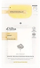 Парфумерія, косметика Живильна та зволожувальна маска з екстрактом білого трюфеля та гіалуроновою кислотою - D'Alba White Truffle Double Mask Pack Nutritive