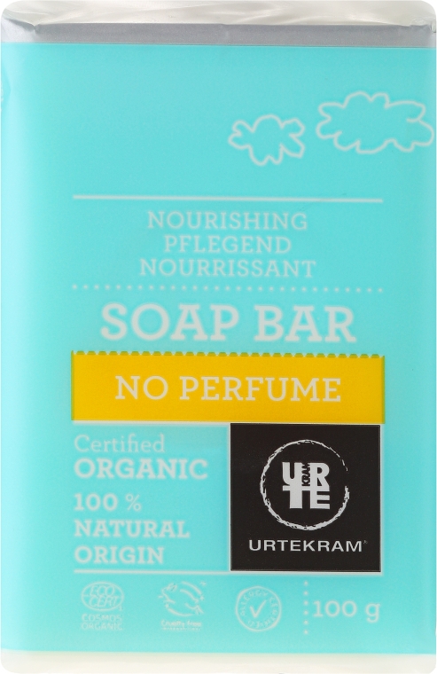 Мыло для рук - Urtekram No Perfume Soap Bar — фото N1