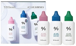 Парфумерія, косметика Набір - Dr. Ceuracle AC Care 3-Step Set (f/gel/50ml + f/ser/2x50ml)