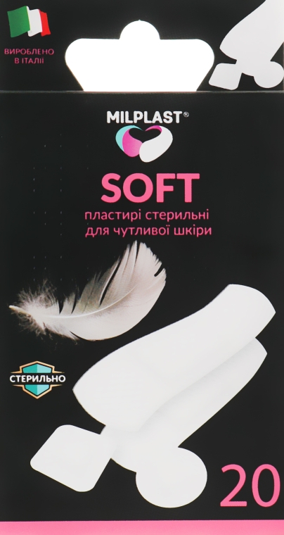 Пластыри для чувствительной кожи "Soft" - Milplast — фото N1