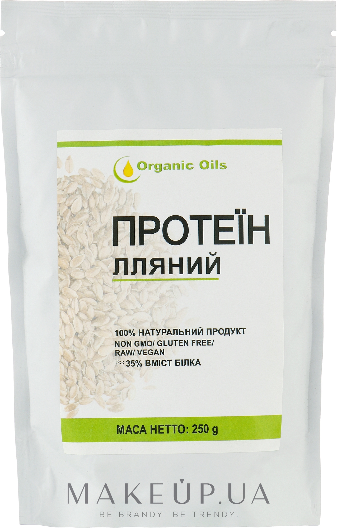 Протеин льняной - Organic Oils — фото 250g