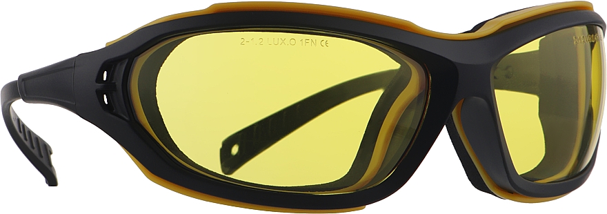 Очки защитные для бьюти-мастера "Madlux Anti-Fog", желтые - Coverguard — фото N1