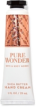 Духи, Парфюмерия, косметика Bath and Body Works Pure Wonder Hand Cream - Крем для рук