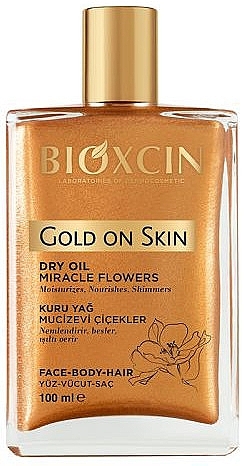 Суха олія для шкіри та волосся - Bioxcin Gold On Skin Dry Oil — фото N1