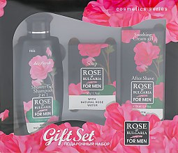 Духи, Парфюмерия, косметика Набор - BioFresh Rose of Bulgaria For Men Gift Set (sh/gel/100ml + soap/50g + aft/shave/30ml)