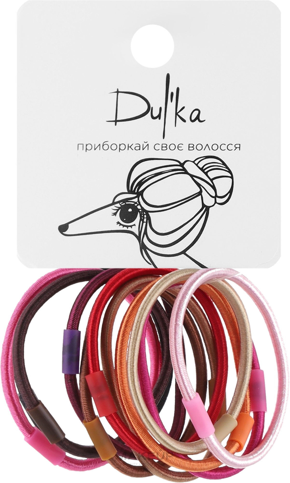 Набор разноцветных резинок для волос UH717715, 11 шт - Dulka  — фото 11шт