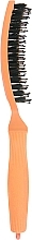 Щітка для волосся комбінована, помаранчева - Olivia Garden Fingerbrush Combo Nineties Juicy Orange — фото N2
