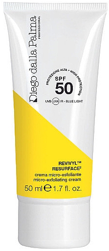 Микроотшелушивающий крем для лица - Diego Dalla Palma Resurface2 Micro-Exfollating Cream SPF50 — фото N1