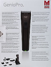 Машинка для підстригання волосся, металік - Moser Genio Pro Fading Edition — фото N4