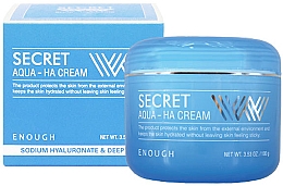 Духи, Парфюмерия, косметика Увлажняющий крем для лица - Enough Secret W Aqua Ha Cream