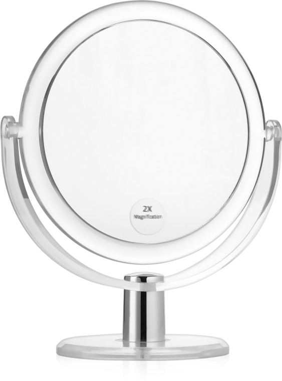 Двухстороннее косметическое зеркало в раме, d 16 см - Titania — фото N2