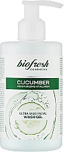 Парфумерія, косметика Гель для вмивання «Гіалурон + екстракт огірка» - BioFresh Cucumber Ultra Mild Wash Gel