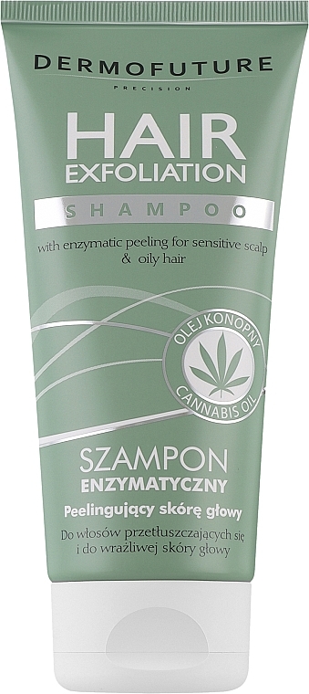 Энзимный шампунь для пилинга волос - Dermofuture Hair Exfoliation Shampoo — фото N1