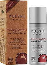 Відновлювальна сироватка для обличчя з екстрактом граната й вітаміном С - Kueshi Naturals Pomegranate Vit-C Repairing Serum — фото N2