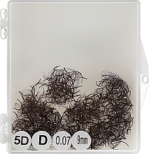 Ресницы для наращивания в пучках (россыпь), 9 мм - Vie De Luxe Primavera Art 5D — фото N1