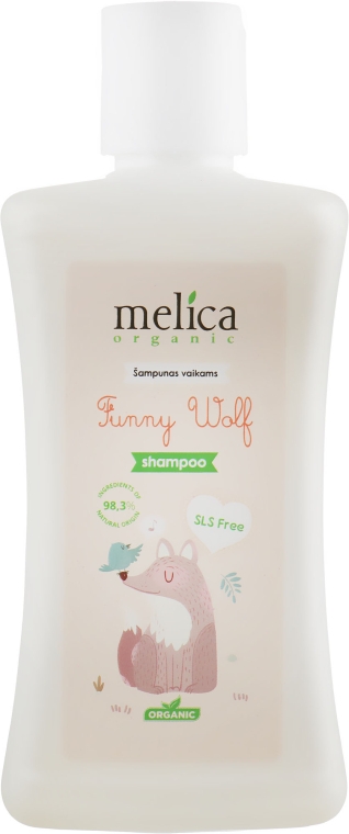 Дитячий шампунь "Вовченя" - Melica Organic Funny Walf Shampoo