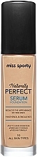 Тональная основа - Miss Sporty Naturally Perfect Serum Foundation — фото N1