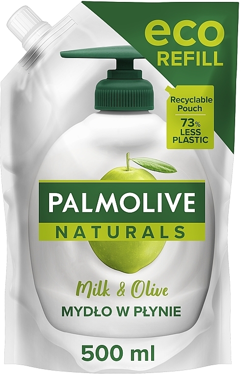 Рідке мило для рук "Молочко та оливка. Інтенсивне зволоження" - Palmolive Naturals (refill) — фото N1