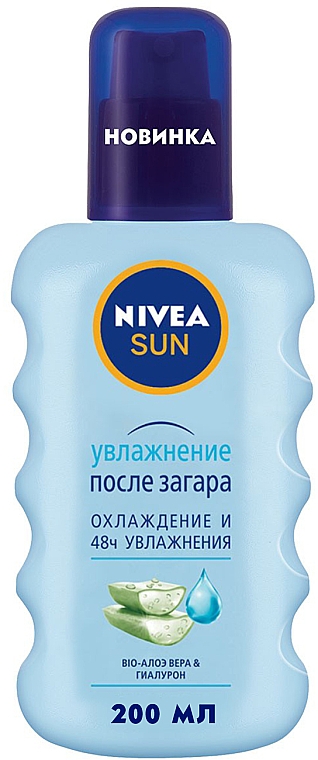Спрей освежающий "Увлажнение после загара" - NIVEA Sun Care Apres Spray De Soin — фото N1