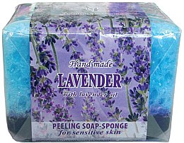 Парфумерія, косметика Мило-пілінг "Лаванда" - Aroma Essence Peeling Soap-Sponge “Lavender”