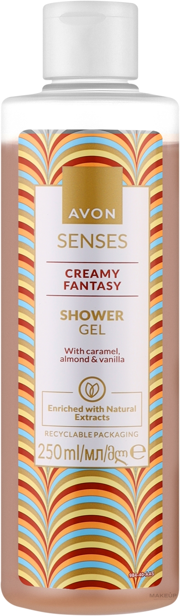 Гель для душу "Кремова фантазія" - Avon Senses Creamy Fantasy Shower Gel — фото 250ml