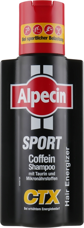 Шампунь с кофеином от выпадения волос - Alpecin Sport Caffeine Shampoo CTX