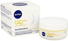 Парфумерія, косметика Крем денний проти зморшок для нормальної та сухої шкіри - NIVEA Visage Q10 Plus Anti-Wrinkle Day Cream