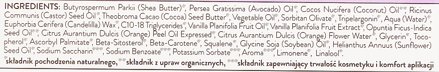 Восстанавливающий бальзам для губ - Bielenda Eco Nature Vanilla Milk, Figs, Orange Blossom — фото N4