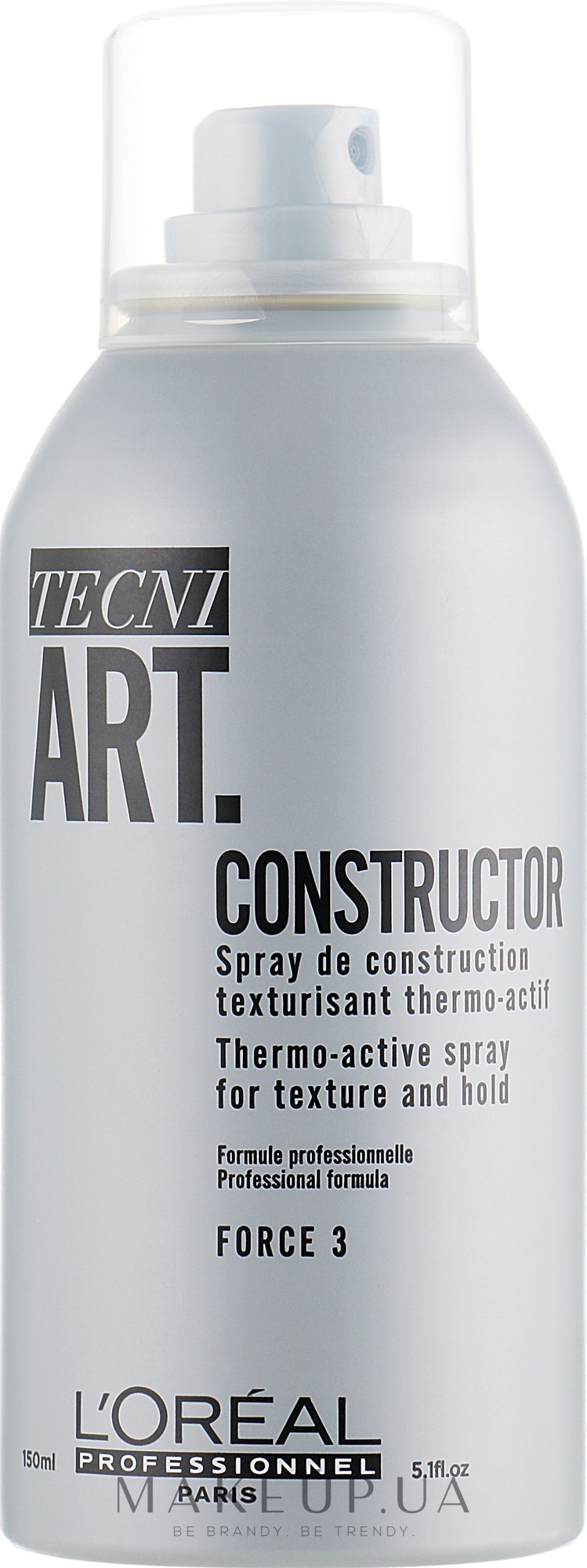 Текстурувальний термо-спрей - L'Oreal Professionnel Tecni.art Constructor Thermo-Active Spray — фото 150ml