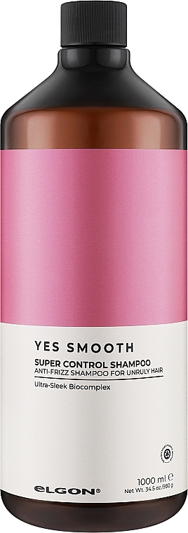 Шампунь для неслухняного волосся - Elgon Yes Smooth Super Control Shampoo — фото N3