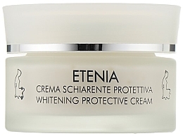 Парфумерія, косметика Відбілювальний крем для обличчя з етином і сонцезахисною дією SPF15 - Kleraderm Omorfies Etenia Bleaching Protective Cream (пробник)