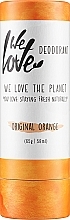 Духи, Парфюмерия, косметика Твёрдый дезодорант "Апельсин" - We Love The Planet Original Orange Deodorant Stick 