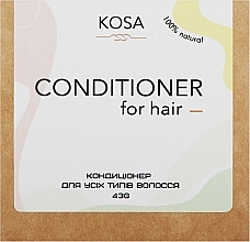 Твердый кондиционер для волос - Kosa Conditioner for Hair — фото N2