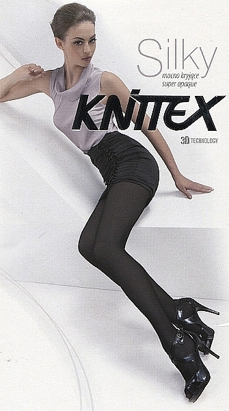 Колготки женские "Silky", 120 Den, nero - Knittex — фото N1