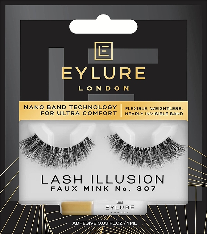 Накладные ресницы №307 - Eylure False Eyelashes Lash Illusion — фото N1