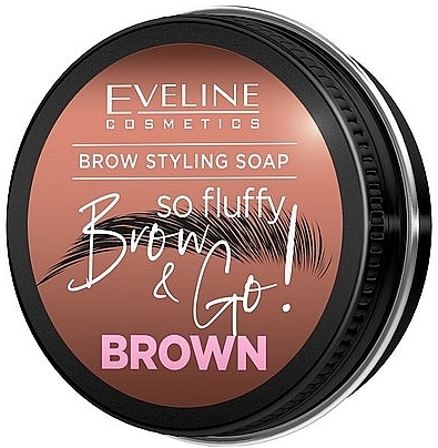 Мило для брів - Eveline Cosmetics Brow & Go Brow Styling Soap — фото N1