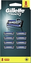 Сменные кассеты для бритья, 8 шт. - Gillette Mach3 — фото N2