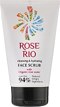 Очищувальний і зволожувальний скраб для обличчя - Rose Rio — фото N1