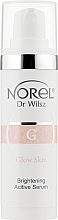 Активна освітлювальна сироватка з ефектом сяйва шкіри обличчя - Norel Glow Skin Active Brightening Serum — фото N1