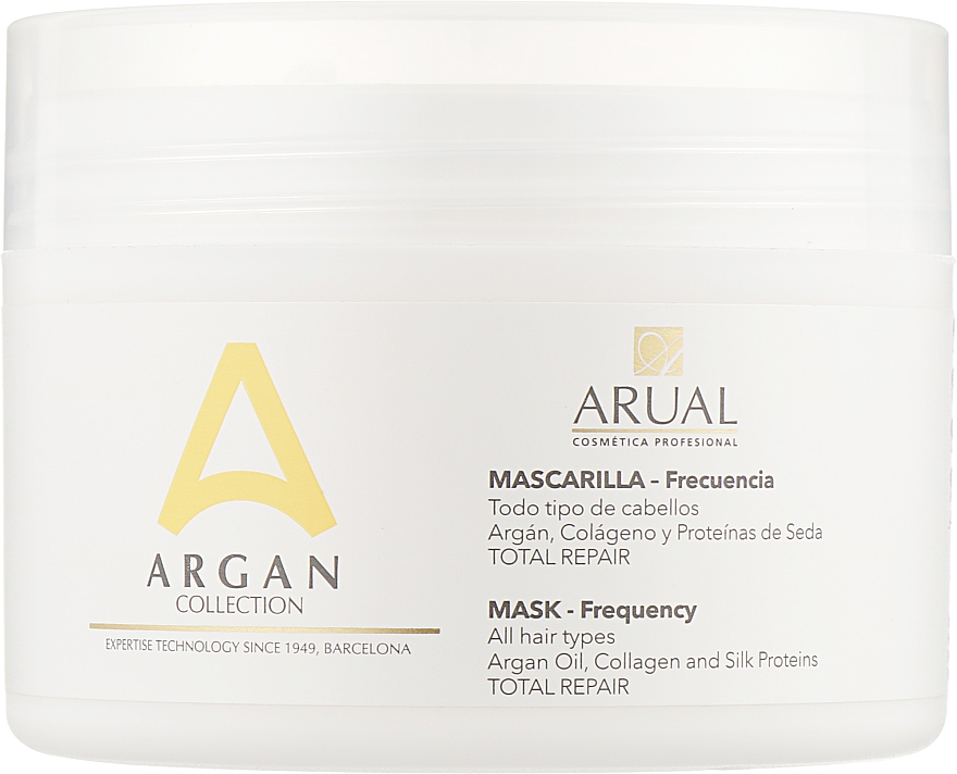 Маска для частого використання, для всіх типів волосся - Arual Argan Collection Frequency Mask — фото N1