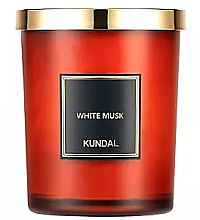 Духи, Парфюмерия, косметика Аромасвеча "White Musk" - Kundal Perfume Natural Soy